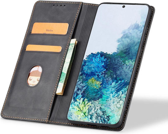 Bodycell Book Δερματίνης / Δερμάτινο Μαύρο (Moto G86)