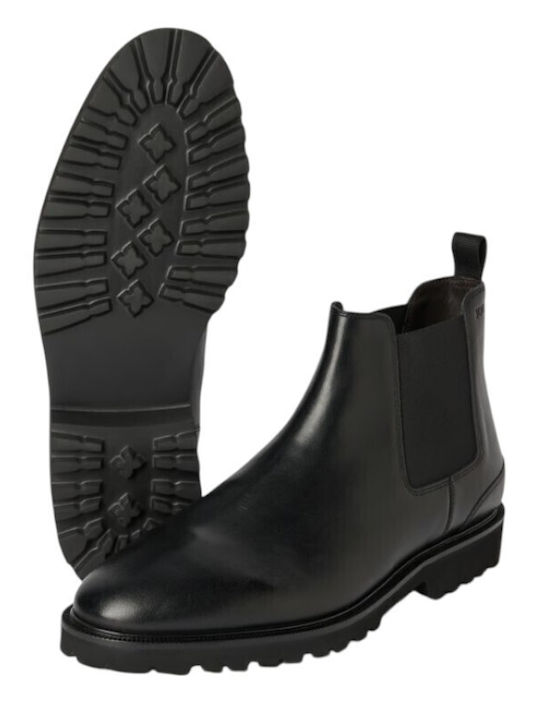 Danilo Leder Schwarze Chelsea Herrenstiefel