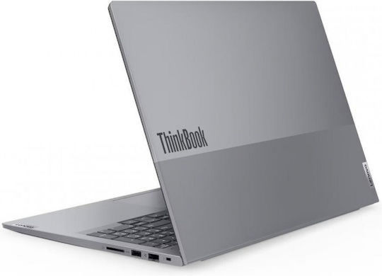 Lenovo ThinkBook 16 G6 IRL 16" IPS FHD+ (i3-1315U/8GB/256GB SSD/W11 Pro) Arctic Grey (International English Keyboard)