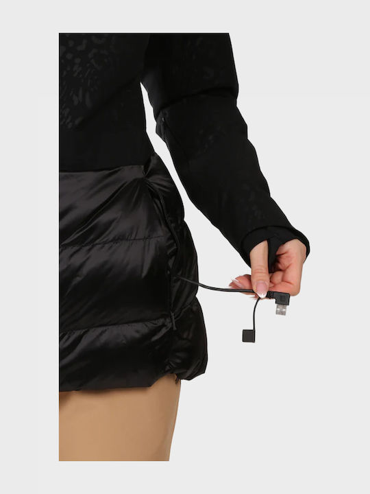Kilpi ZL0106KI-BLK Γυναικείο Μπουφάν για Σκι & Snowboard Μαύρο