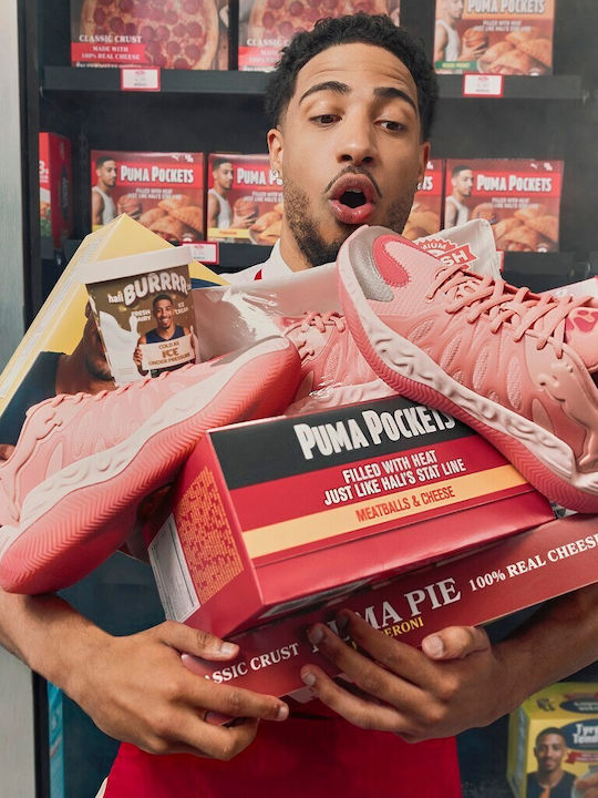 Puma Hali 1 Low Basketball Shoes Poppy Pink / Rose Dust 313451-01