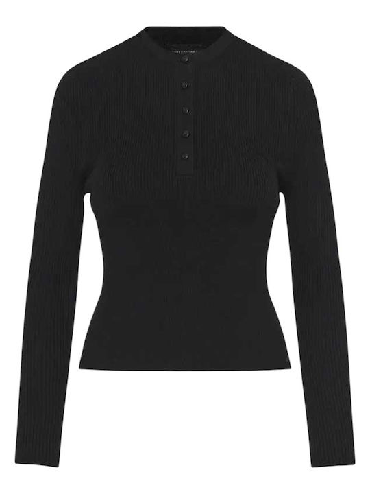 Women's Long Sleeve Sweater Black