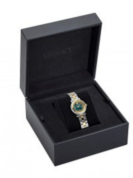 Versace Greca Flourish Ceas de Damă cu Multicolor Brățară Metalică