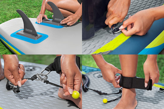 Bestway Aqua Glider Φουσκωτή Σανίδα SUP με Μήκος 3.2m Τιρκουάζ