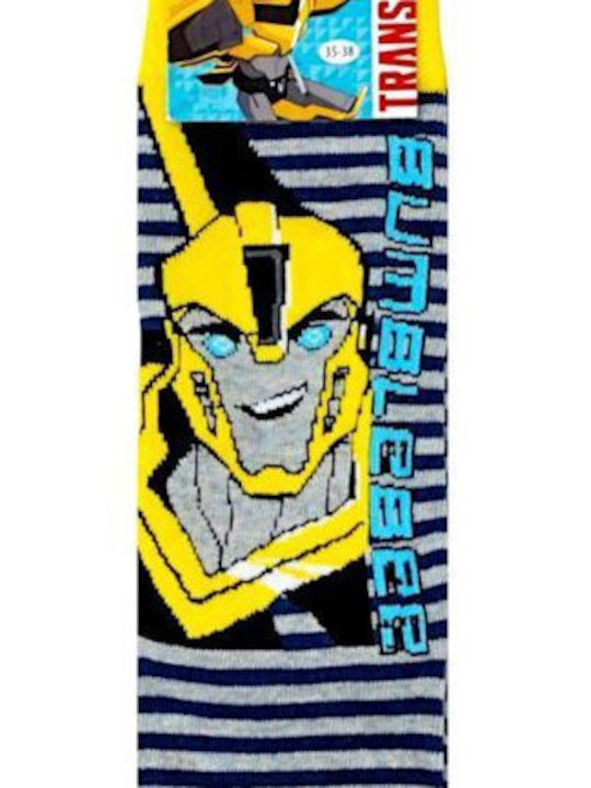 Disney Kids' Socks Transformers Yellow