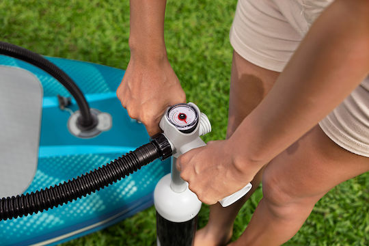 Bestway Hydro Force Aqua Drifter View Set Φουσκωτή Σανίδα SUP με Μήκος 3.35m Τιρκουάζ