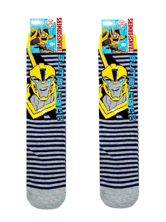 Disney Παιδικές Κάλτσες Transformers Πολύχρωμες 3 Ζευγάρια