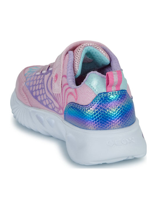Kinder Sneaker Anatomisch mit Bügel- und Schleifenverschluss Rosa