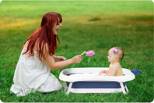 Little Mom Faltbare Babybadewanne Rosa