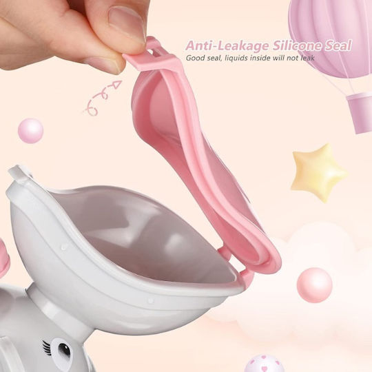 Little Mom Potty Portabil cu Capac Roz