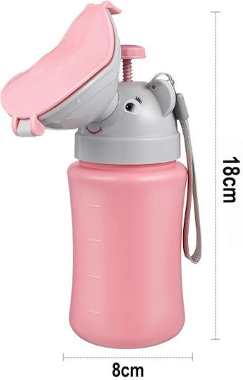 Little Mom Potty Portabil cu Capac Roz