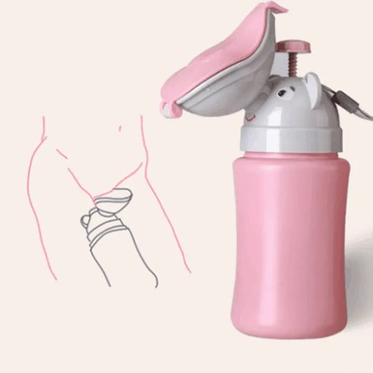 Little Mom Potty Portabil cu Capac Roz