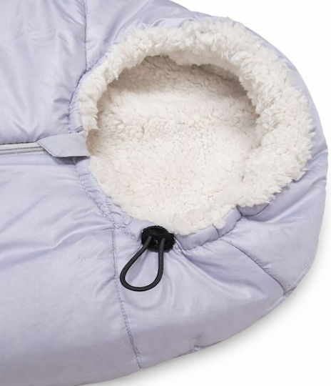 Kidizi Waterproof Stroller Footmuff with Fleece Lining 80x42cm Gray