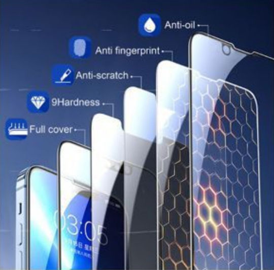 Technovo Privacy Tempered Glass (iPhone 15 Pro Max)