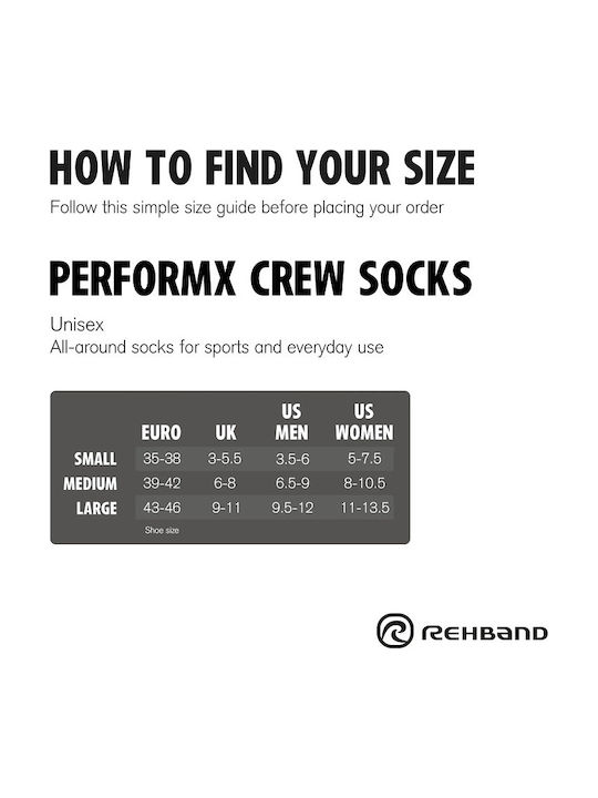 Rehband Κάλτσες για Crossfit Λευκές