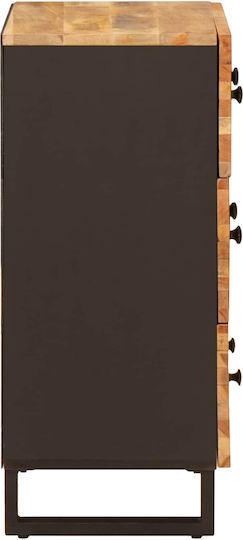 Συρταριέρα Κρεβατοκάμαρας Coffee 60x33x75cm