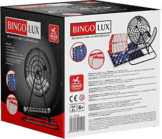 Joc de Societate Luxury Bingo pentru 2+ Jucători 6+ Ani (EN) D-Toys