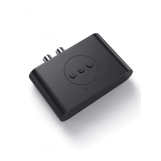 Techstar Mm-2 Receptor Transmițător Bluetooth 5.0 Interfață Usb Ieșire Rca Ieșire Aux Conexiune Multipunct Negru