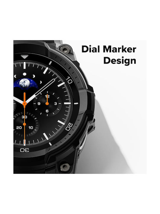 Ringke Пластмасов Калъф в Черен цвят за Samsung Galaxy Watch8 Classic