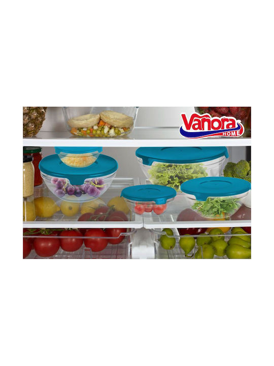 Vanora Lunchbox Glas Blau 5Stück