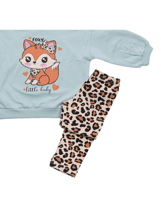 Kids' Set with Leggings Winter 3pcs Graphite