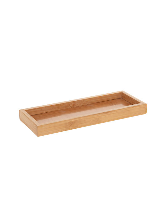 Bamboo Bathroom Accessory Set 4 Pieces