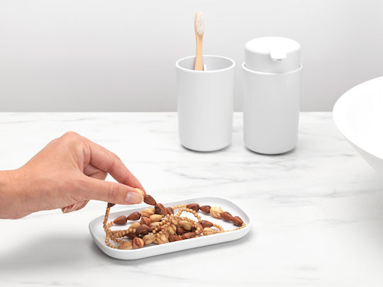 Brabantia Σετ Αξεσουάρ Μπάνιου Πλαστικό Λευκό 3τμχ
