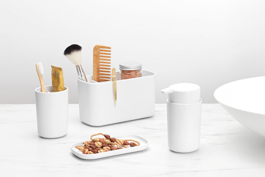 Brabantia Σετ Αξεσουάρ Μπάνιου Πλαστικό Λευκό 3τμχ