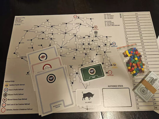 Настолна игра Southern Pacific за 3-5 играчи 14+ години (EN) Rio Grande Games