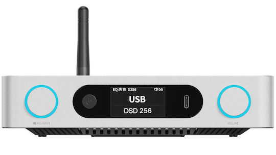 Br15 R2r Висококачествен Bluetooth Аудио Ресийвър 24-битов R2r ЦАП Ldac Aptx Lossless Балансирани Xlr Rca Изходи Сребърен