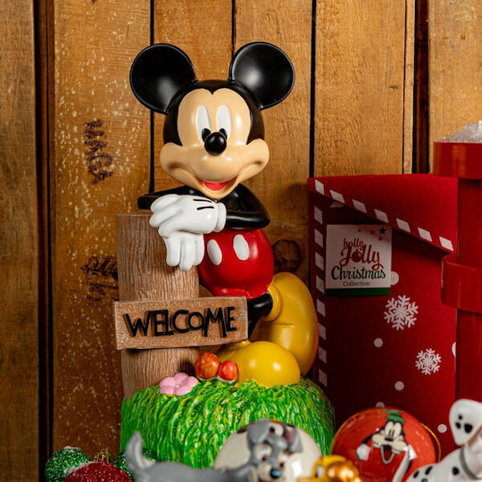 Disney Weihnachtsfiguren Mickey 3d Dekoratives Statuette 40cm