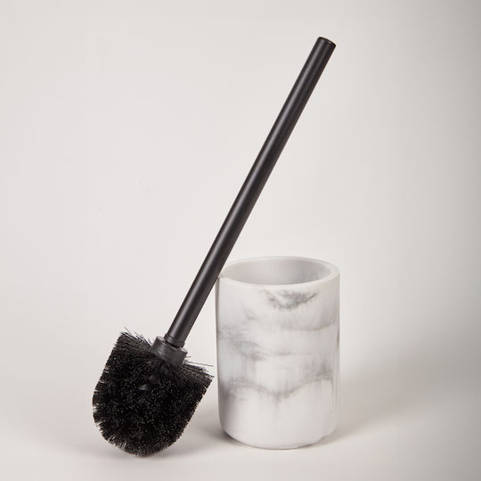 Kiandu Ceramic White Bathroom Toilet Brush