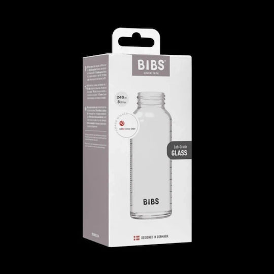 Bibs Γυάλινο Μπιμπερό με Θηλή Σιλικόνης 240ml