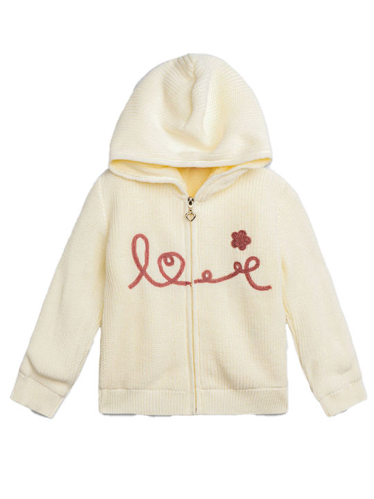 Kids Cardigan Knitted Ecru
