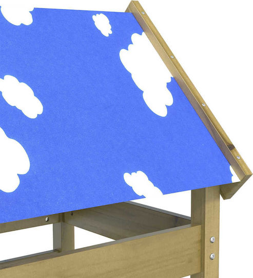 vidaXL Дървена Кула 85x52.5x239см. Кафяв