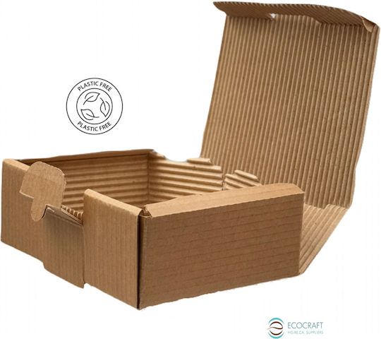 Box Burger Kraft 22x13x8.3cm Doppelt
