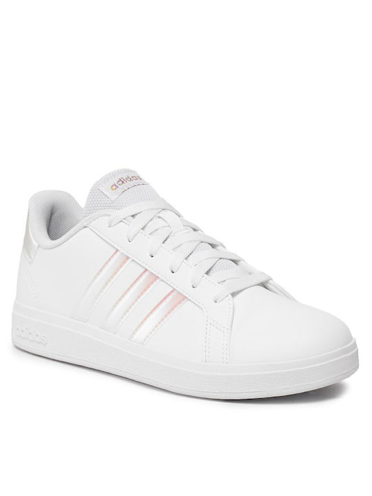 Grand Court GRAND COURT 2.0 K Kids Sneakers Cloud White / Iridescent