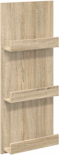 vidaXL Zeitschriftenständer Braun 43x11x102cm 1Stück