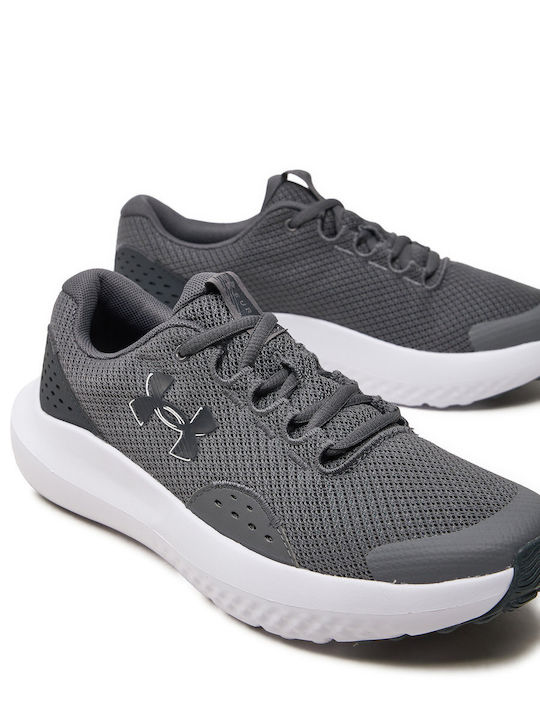 Surge 4 Kids Sports Shoes Running with Laces Gray