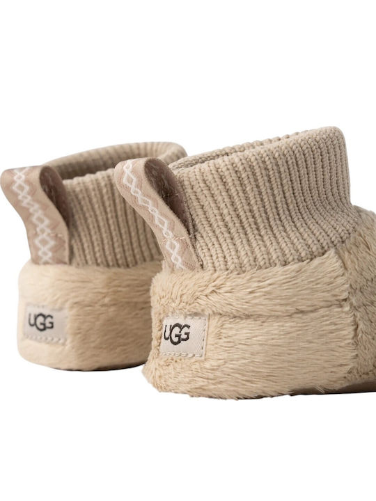 UGG Бебешки Пантофки Бежов