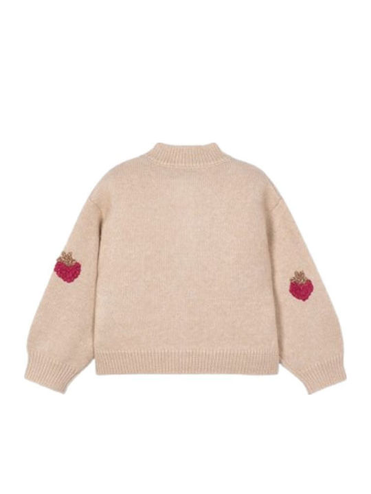 Kids Cardigan Knitted Beige