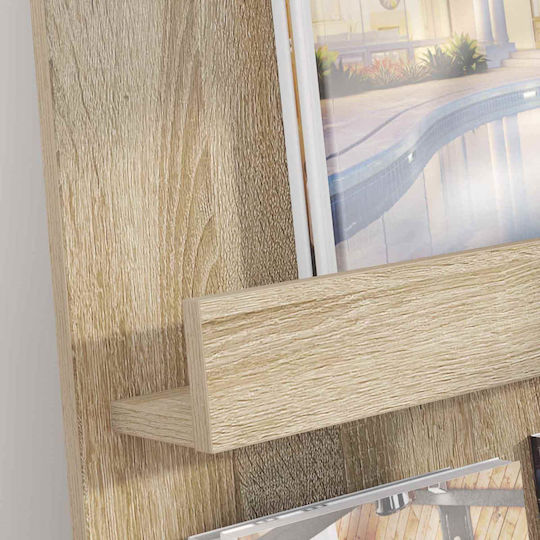vidaXL Θήκη Περιοδικών Καφέ 51x11x102εκ.