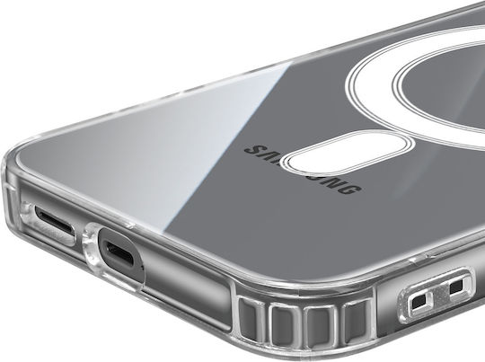 Swissten Magsafe Handyhülle Galaxy S24 Galaxy S25 Modell Magstick Klare Jello Sienna