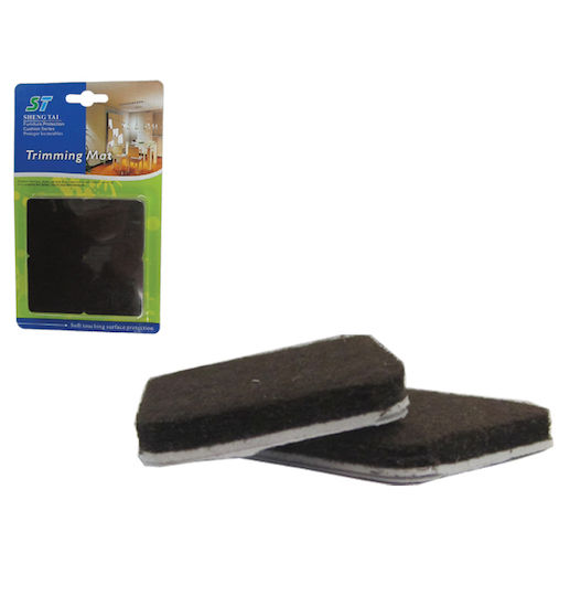 AGC Square Adhesive Protective Felt Pads for Furniture Möbelsocken Quadratische mit Aufkleber 43x43mm 48Stück 30501211
