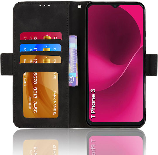 Handyhülle Deckel T Phone 3 5g Kartenfach Schwarze