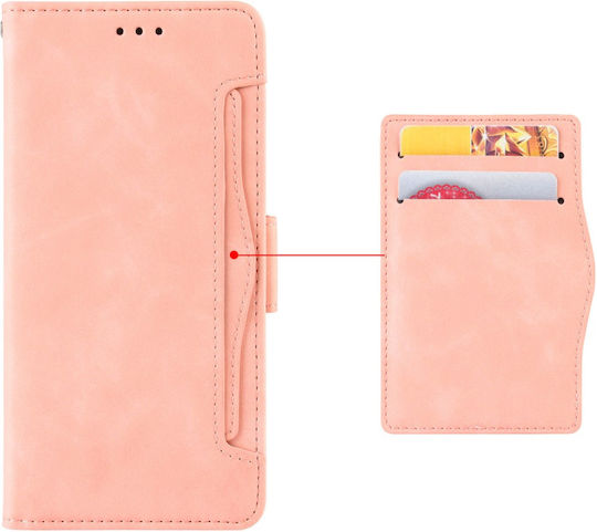 Husă Cu Capac Pliabil T Phone 3 5g Cu Slot Pentru Card Roz