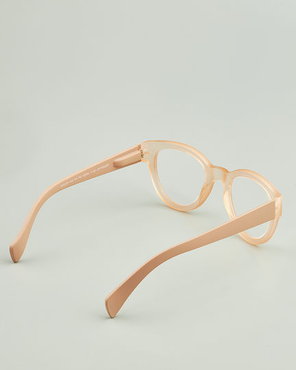 Reading Glasses +2.50 in Beige color S8525-beige-2.5