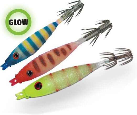 Oceanic Tintenfisch-Jigs Leuchtend 7.5cm/7.2gr 42 Set 2Stück