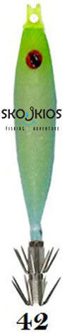 Oceanic Tintenfisch-Jigs Leuchtend 7.5cm/5.2gr 92 Set 2Stück