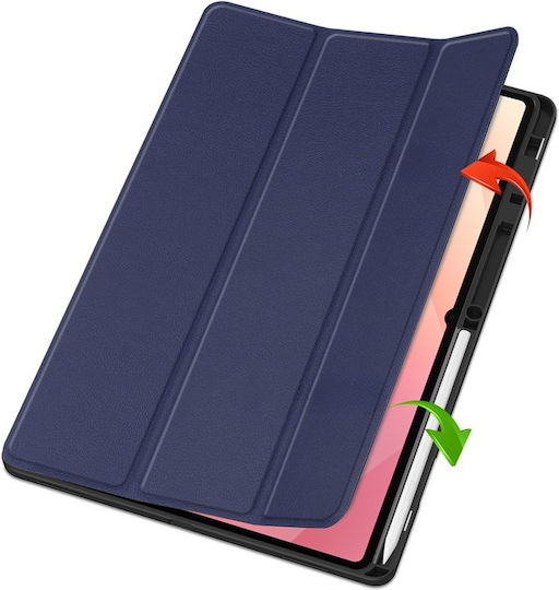 Husă Samsung Galaxy Tab S11 Ultra Smartcase Spațiu Pentru Stilou Albastră